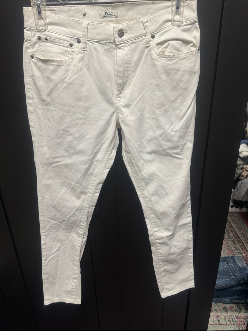 Ralph Lauren Slim Straight White Women’s Jeans